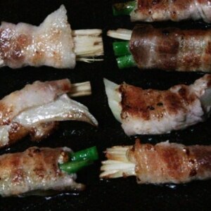 野菜の豚肉ロール焼き